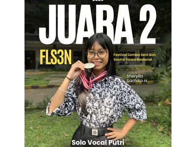Juara 2 Solo Vocal Putri SMAN 2 Tangerang