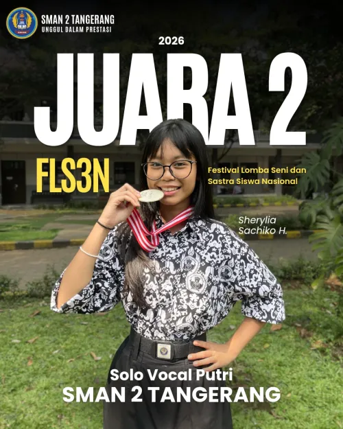 Juara 2 Solo Vocal Putri SMAN 2 Tangerang