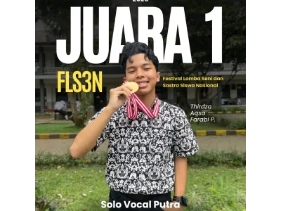 Juara 1 Solo Vocal Putra SMAN 2 Tangerang