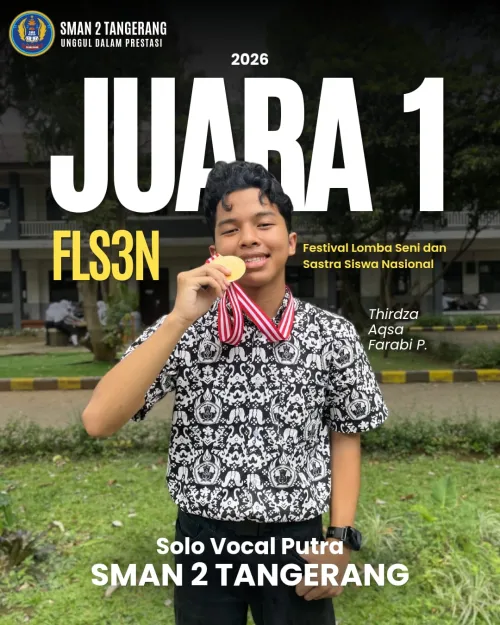 Juara 1 Solo Vocal Putra SMAN 2 Tangerang